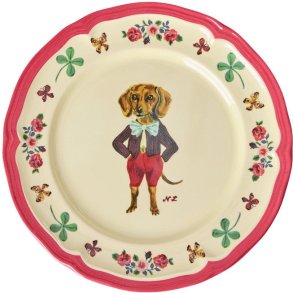 RICE Nathalie Lt Bord 20,5 cm, Rood