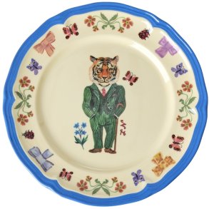 RICE Nathalie L&eacute;t&eacute; Tallerken 20,5 cm, Bl�