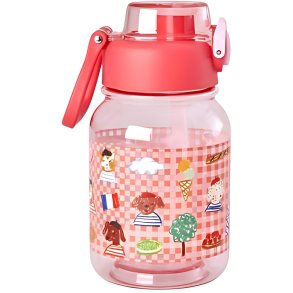 RICE KIDS Trinkflasche 700 ml, Kids In Paris/Red