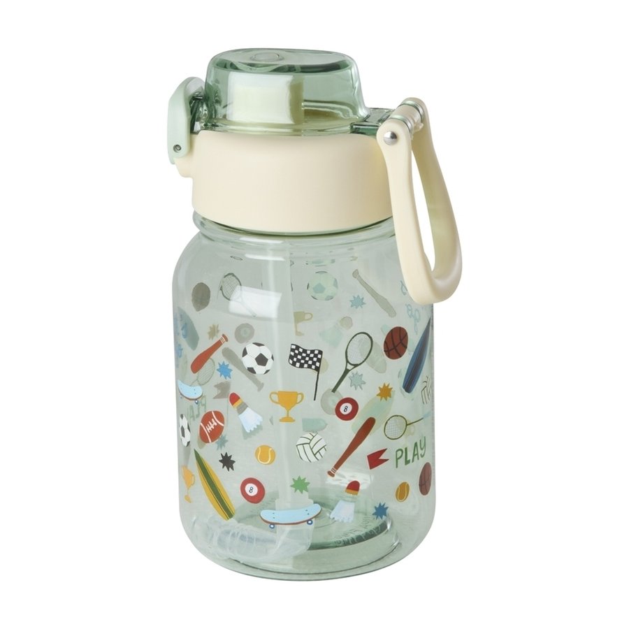 RICE KIDS Sports Trinkflasche 700 ml, Soft Green