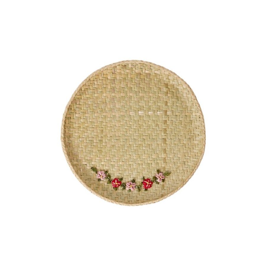 RICE Tablett 25 cm, Natur