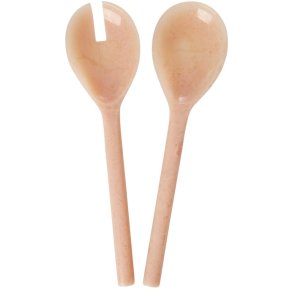 RICE Salatbesteck 27 cm, Pink