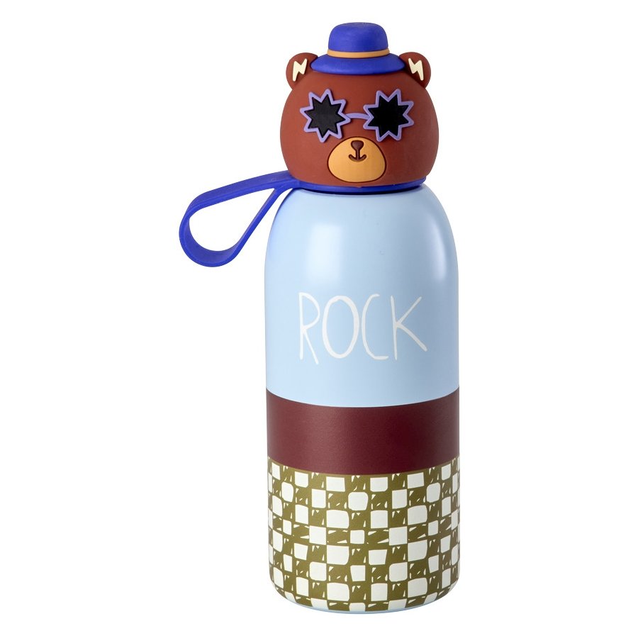 RICE KIDS Thermoflasche 350 ml, Bear/Brun