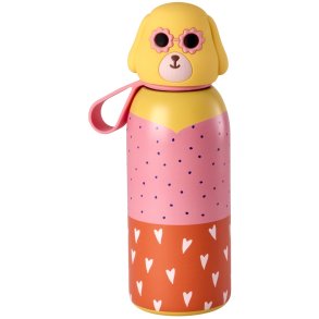 RICE KIDS Thermoflasche 350 ml, Dog/Orange