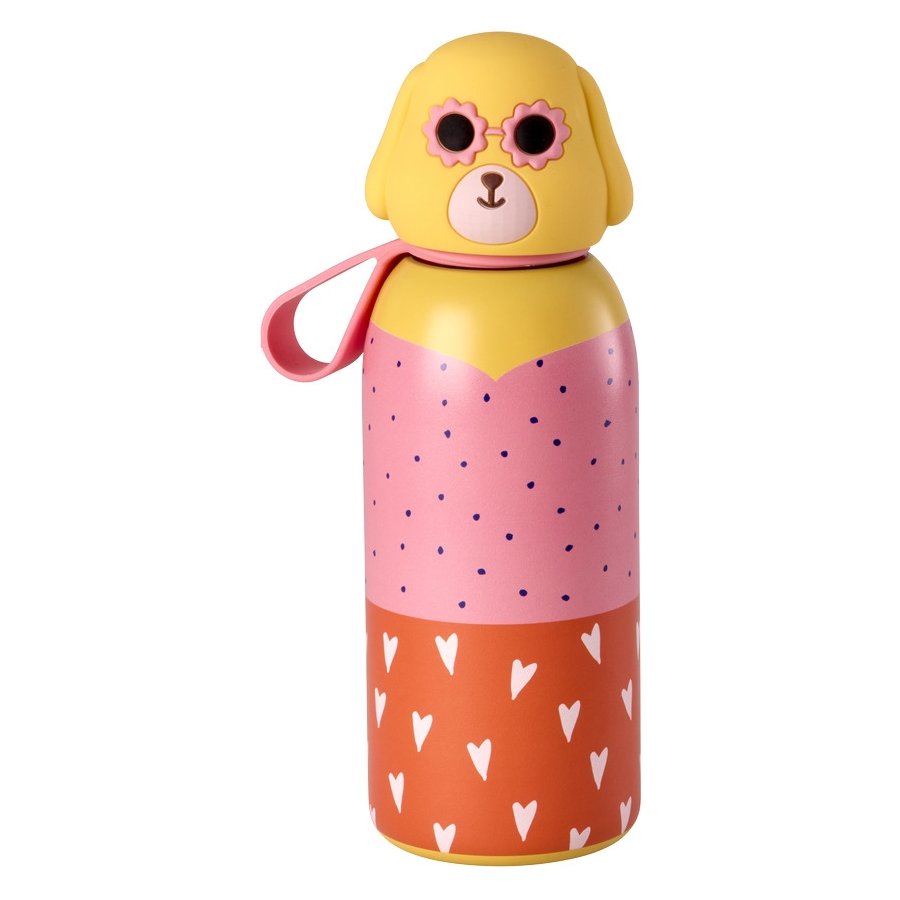 RICE KIDS Thermoflasche 350 ml, Dog/Orange