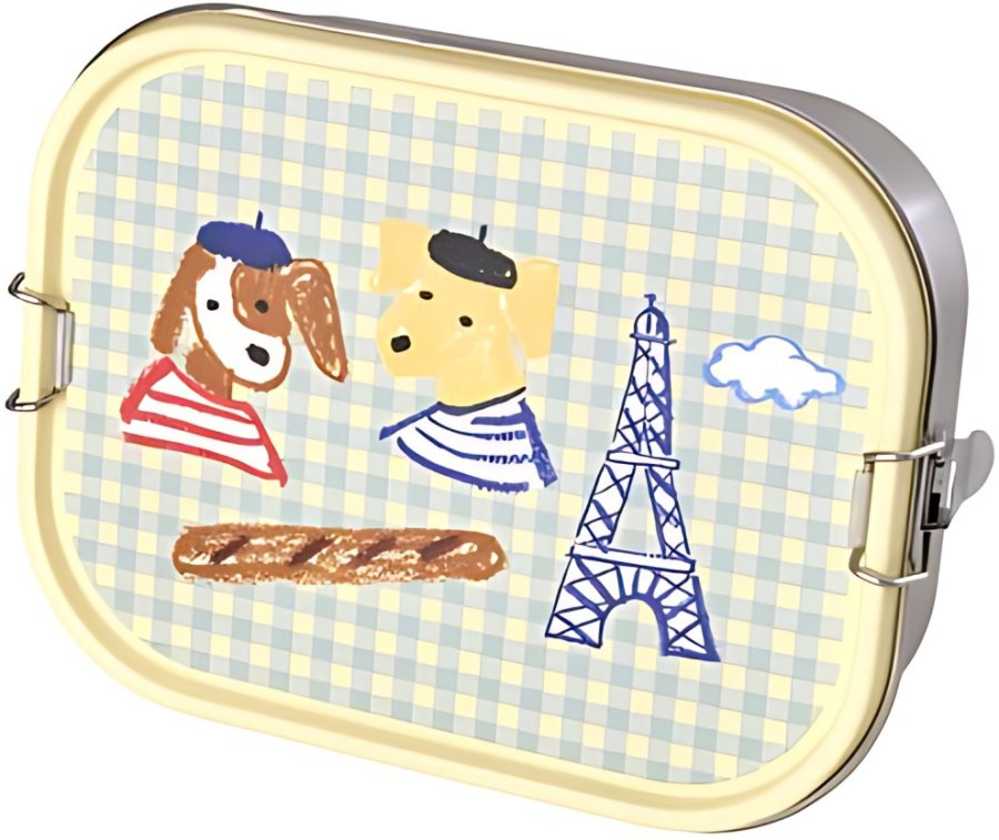 RICE KIDS Madkasse 1,4 L, Kids in Paris/Lys Bl�