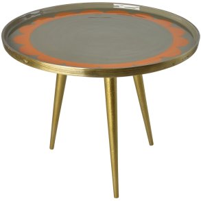 RICE Beistelltisch H38 cm, Dunkler Sand