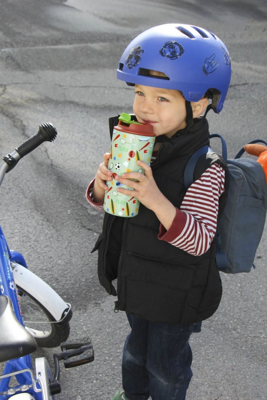 RICE KIDS Termoflaske 550 ml, Sport/Gr�n