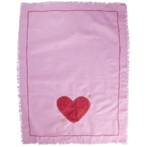 RICE Viskestykke 50x70 cm, Pink