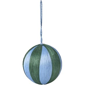 RICE Weihnachtskugel �10 cm, Blau