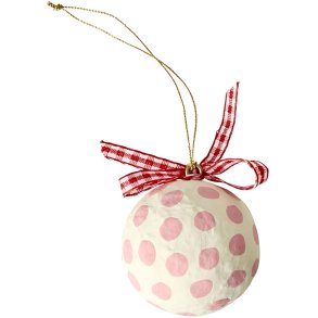 RICE Weihnachtskugel �5 cm, Pink