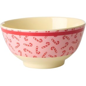RICE Christmas Schale �15 cm, Candy Cane