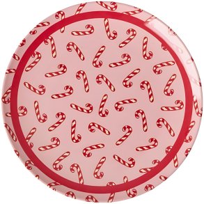 RICE Christmas Teller 16 cm, Candy Cane