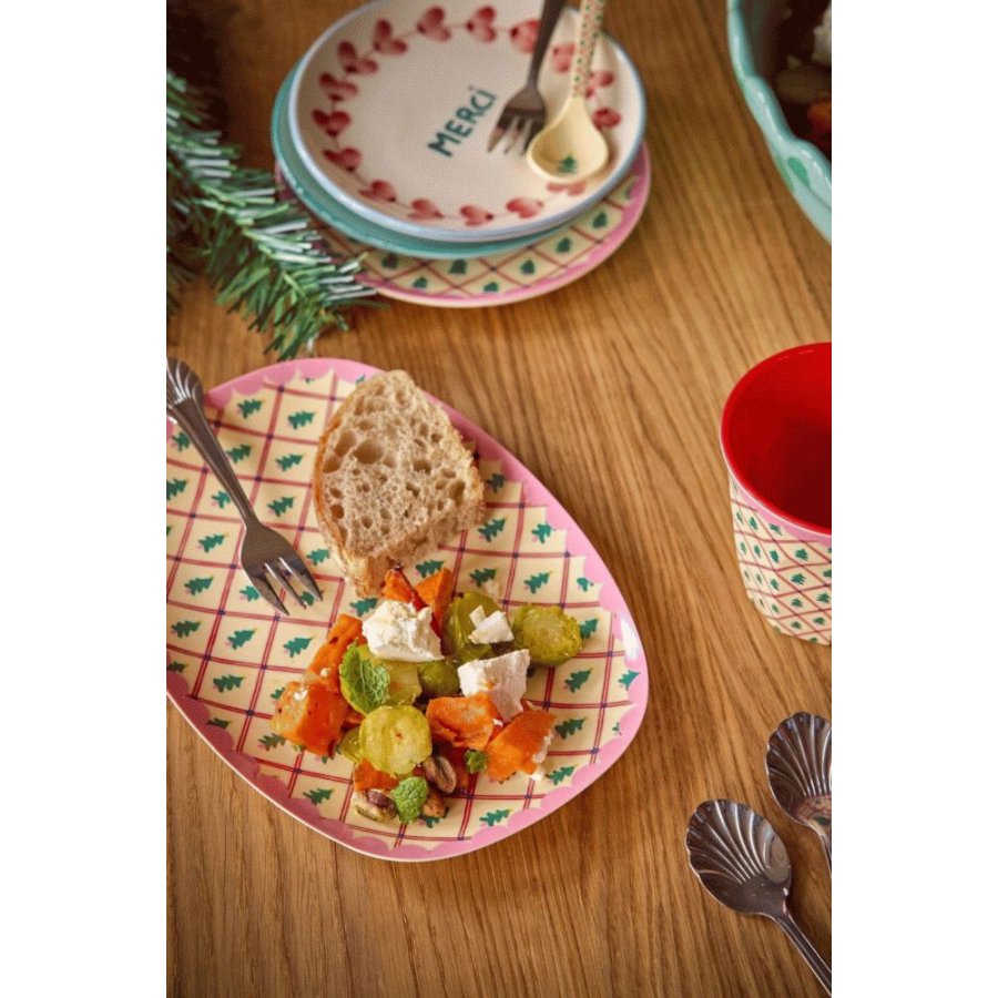 RICE KIDS Christmas Teller 16,5 cm, Christmas Trees