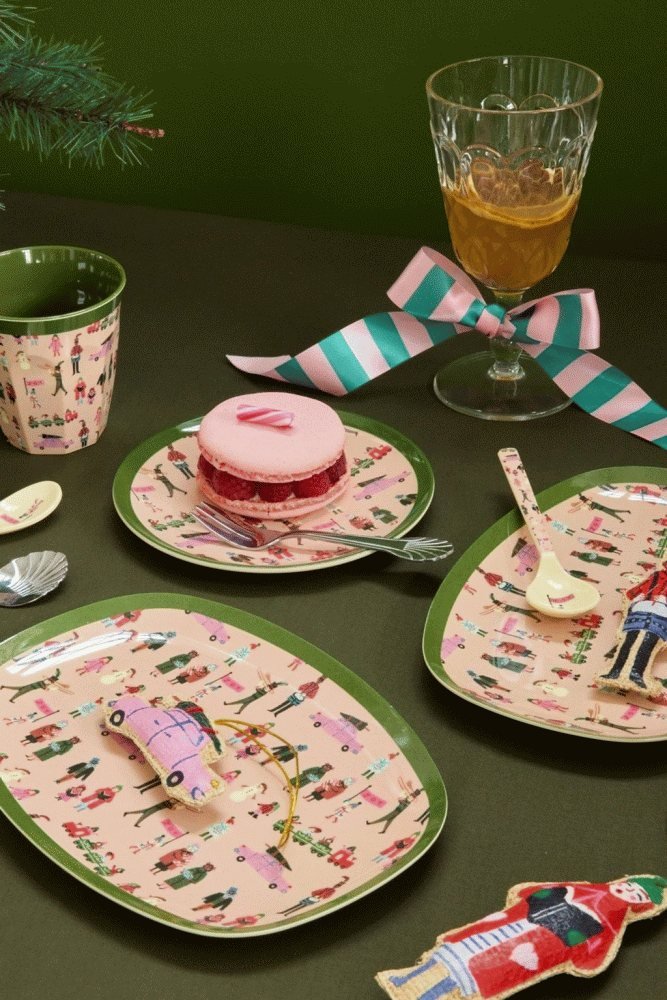 RICE KIDS Holiday Teller 16,5 cm, Dusty Pink