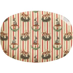 RICE KIDS Sweet Forest Bord 16,5 cm, Cream