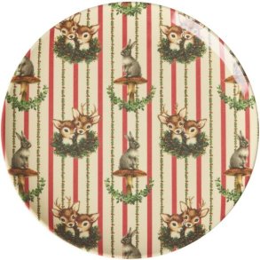 RICE KIDS Sweet Forest Bord 16,5 cm, Deer