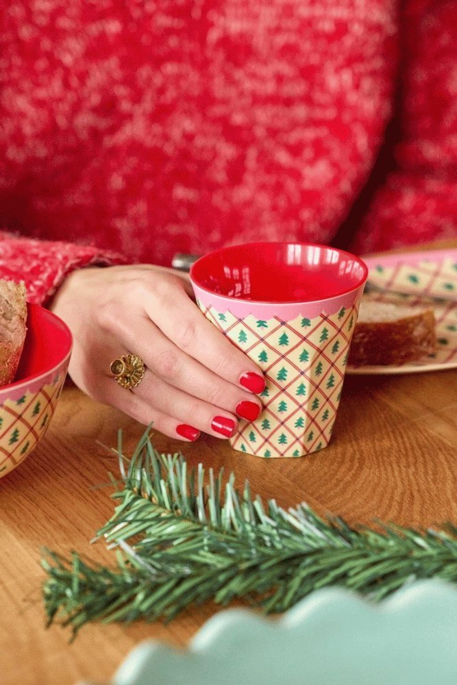 RICE KIDS Christmas Tasse 25 cl, Cream