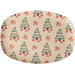 RICE Christmas Teller 22x30 cm, Gifted Tree