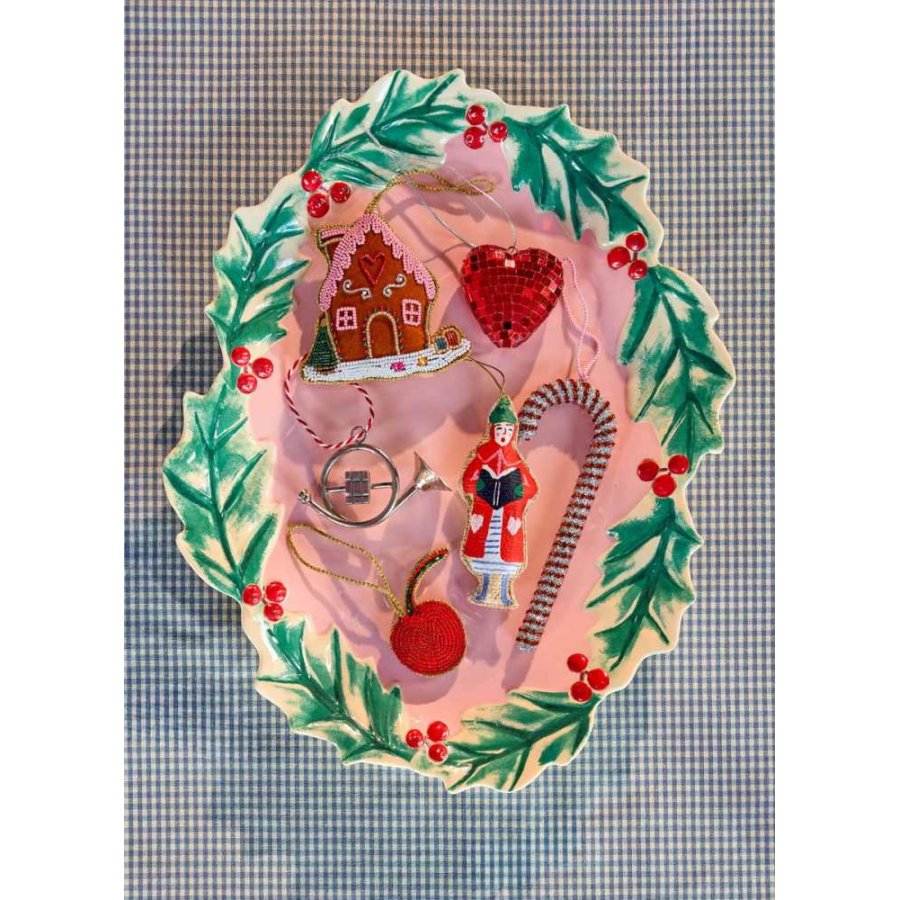 RICE Servierplatte 31x41,5 cm, Pink