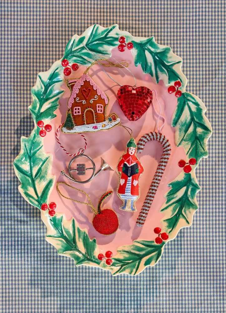 RICE Servierplatte 31x41,5 cm, Pink