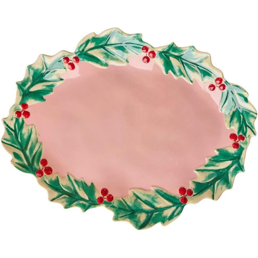 RICE Servierplatte 31x41,5 cm, Pink
