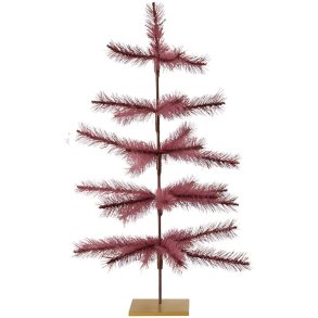 RICE Weihnachtsbaum H60 cm, Pink