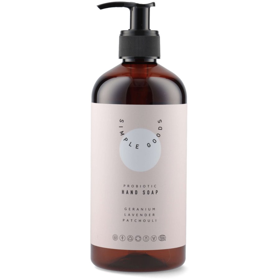 Simple Goods Handseife 450 ml, Geranie/Lavendel/Patchouli