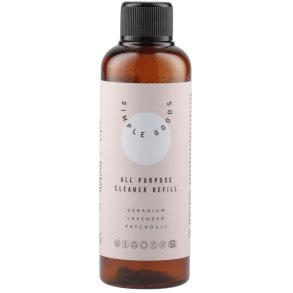 Simple Goods Allzweckreiniger Nachfllflasche 100 ml, Geranium Lavendel Patchouli