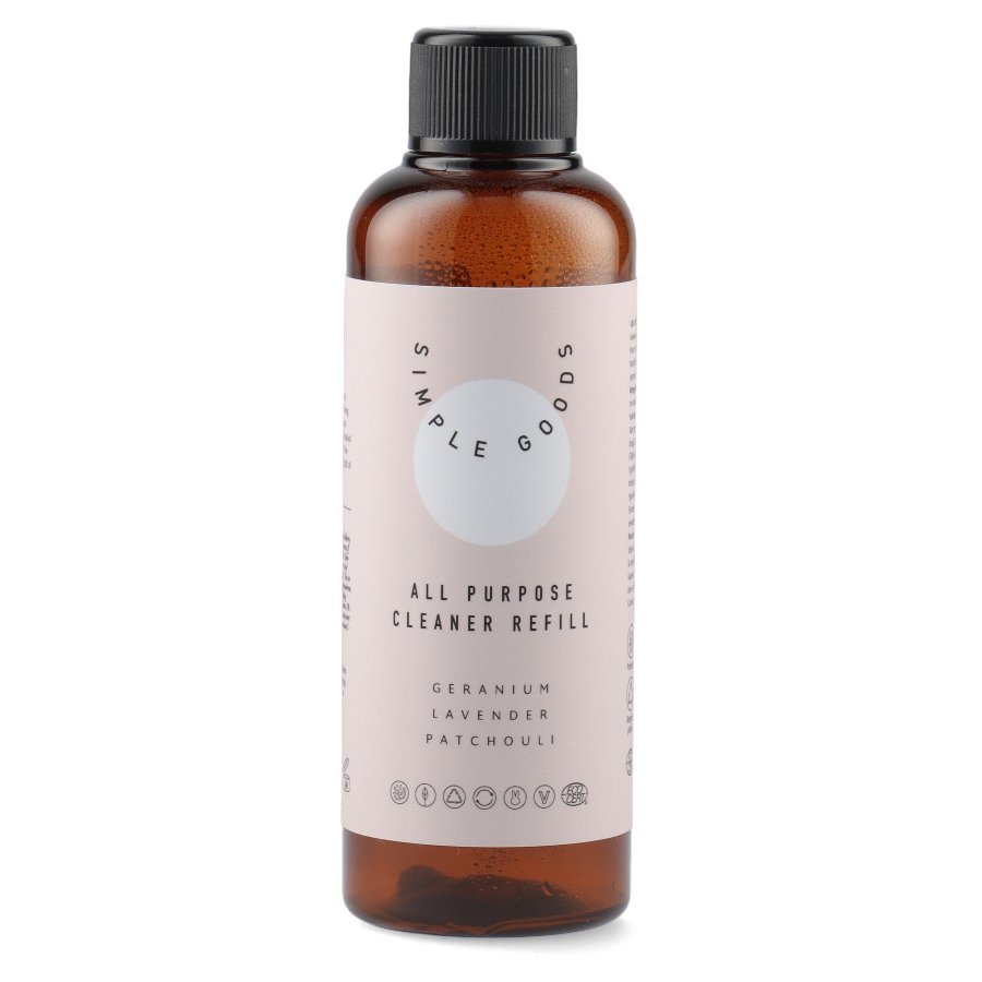 Simple Goods Allzweckreiniger Nachfllflasche 100 ml, Geranium Lavendel Patchouli