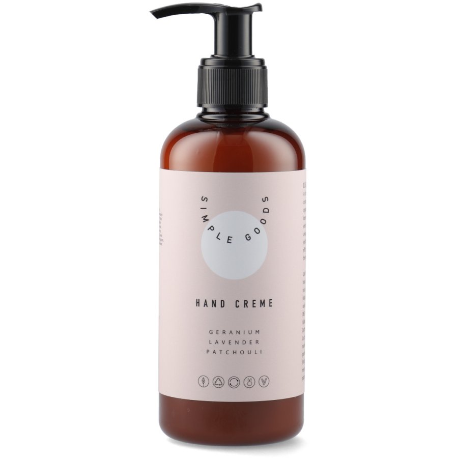 Simple Goods Handcreme 250 ml, Geranie/Lavendel/Patchouli