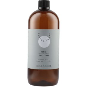 Simple Goods Handseife Nachfllflasche 1000 ml, Ingwer/Salbei/Pink Grapefruit