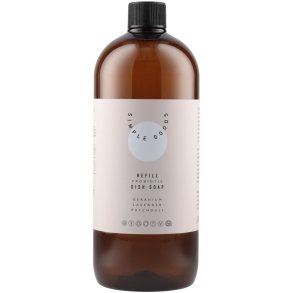 Simple Goods Sp�lmittel Nachf�llflasche 1000 ml, Geranium/Lavendel/Patchouli