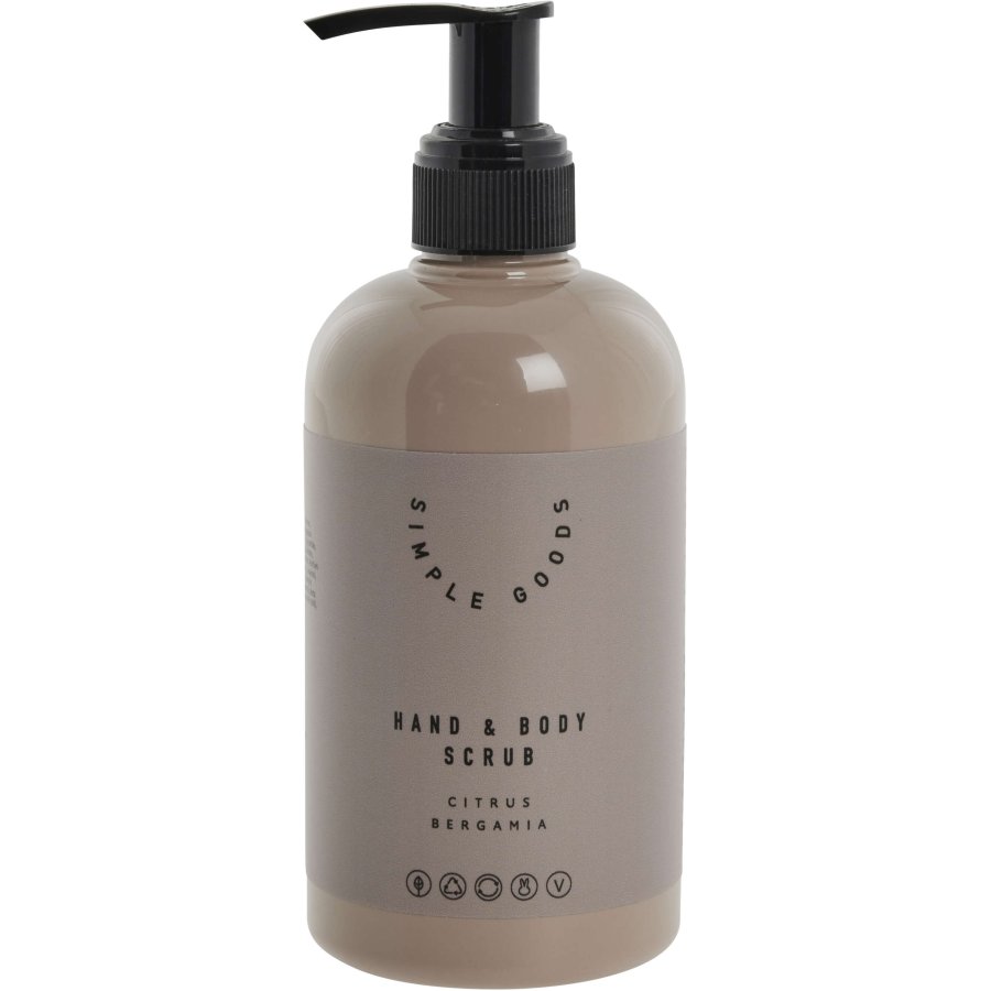 Simple Goods Hand- und Krperpeeling 300 ml, Citrus Bergamia