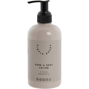 Simple Goods Hånd- og Bodylotion 300 ml, Citrus Bergamia