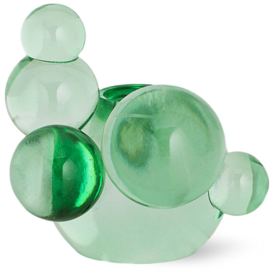 Stences Bubble Lysestage H9 cm, Grn