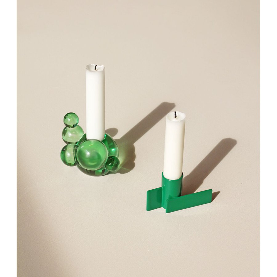 Stences Bubble Lysestage H9 cm, Grn
