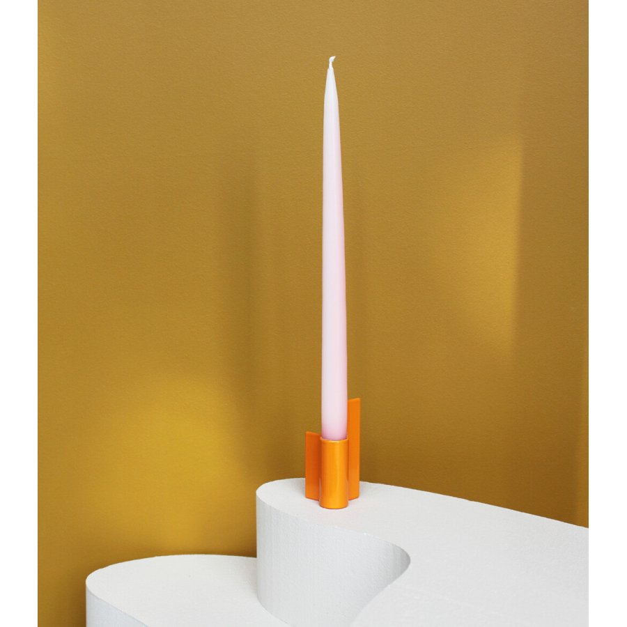 Stences Icon 03 Lysestage H9 cm, Orange