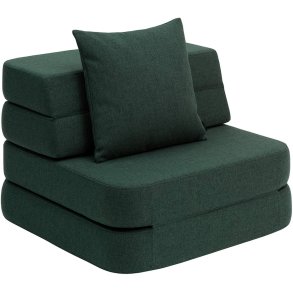 By KlipKlap KK 3 Fold Sofa Soft Single 70x210 cm, Gr�n
