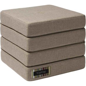 By KlipKlap KK 4 Fold Madras 100x100 cm, Sand