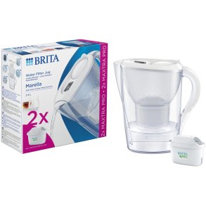 Brita Marella Vandfilterkande m. 2 MXpro 2,4 L, Hvid