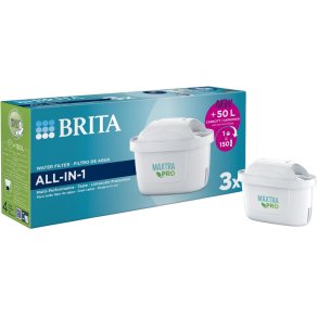 Brita MXPro Patroner All In One 3 stk, Hvid